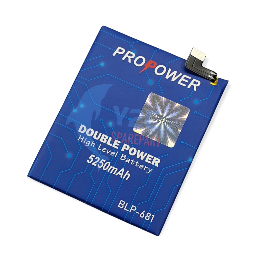 BATERAI OPPO F9 / BLP681 DOUBLE POWER PROPOWER / BATREI BATRAI BATRE BATERE