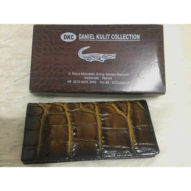 Dompet Kulit Buaya Asli