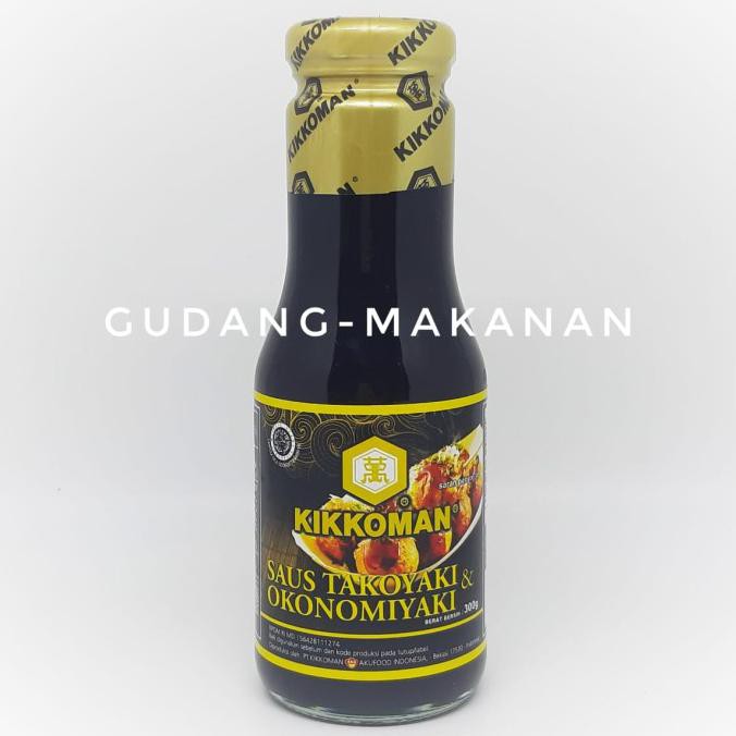 

Kikkoman Takoyaki Okonomiyaki Sauce- Saus takoyaki Halal 300 gr - Standard