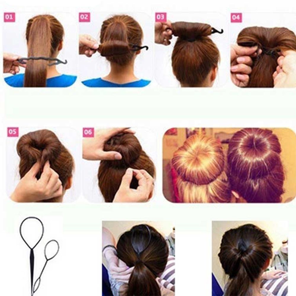 Mxbeauty 4pcs / Set Klip / Jepit Pembuat Kepang Rambut Aneka Warna Untuk Salon / Barber