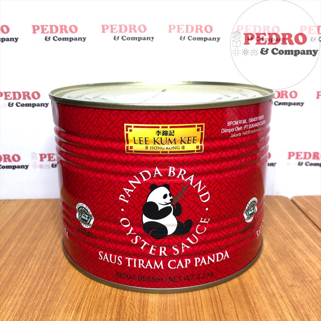 

Lee kum kee panda oyster sauce saus tiram 2.2 kg - kaleng besar LKK