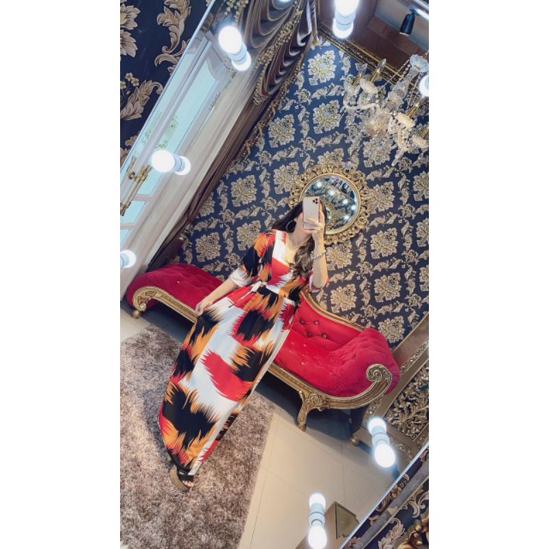 gamis kimono motif rgb