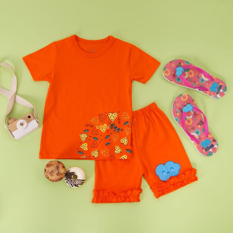 READY STOK SET SANDAL GIRL FLIP FLOP CLOUDBEE