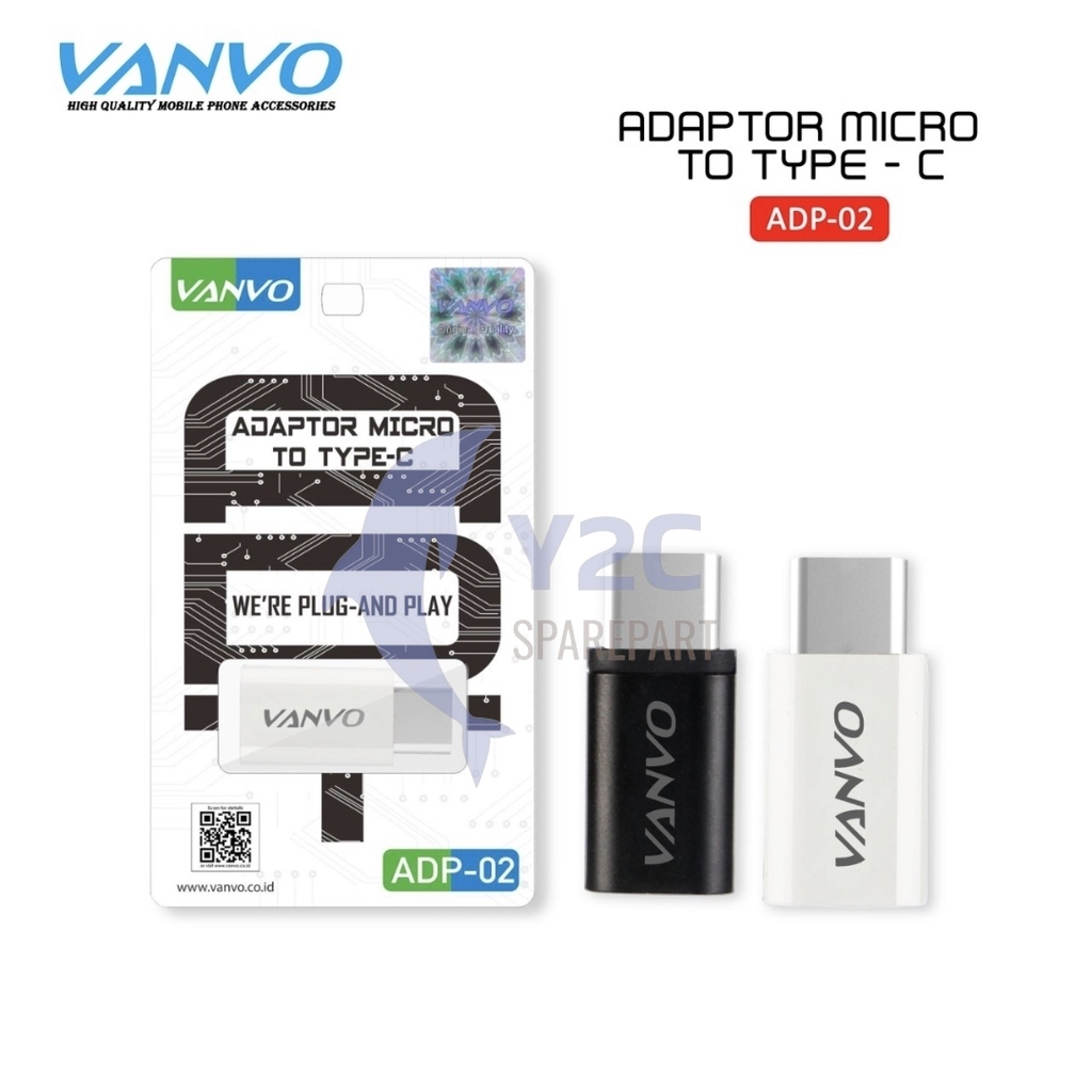 CONVERTER VANVO MICRO KE TYPE C / ADAPTOR SAMBUNGAN CASAN CAS