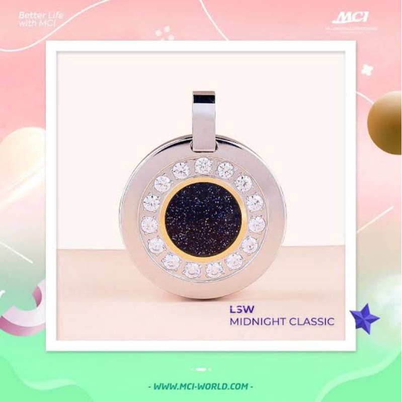 PENDANT LSW MIDNIGHT CLASSIC MCI / KALUNG KESEHATAN MCI/ ORI MCI