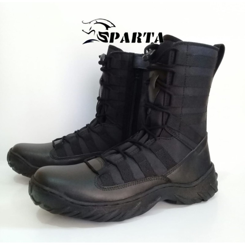 SEPATU PDL TNI/POLRI DOF NJM BARU KOMANDO KULIT SAPI ASLI MERK SPARTA