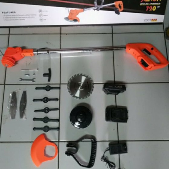 XENON Mesin Potong Rumput 18V CDGT Baterai Cordless Heavy duty