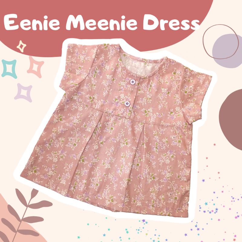 Atasan Baju Bayi Tangan Pendek - Kain Katun Jepang