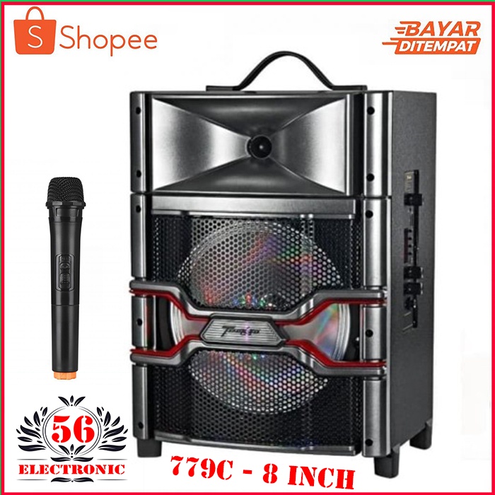 GMC TECKYO 779C Speaker Portable/Pengeras Suara Portable BLUETOOTH USB