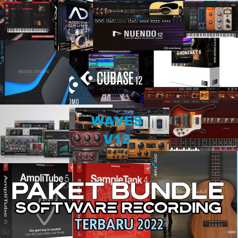PAKET BUNDLE SOFTWARE RECORDING TERBARU 2022