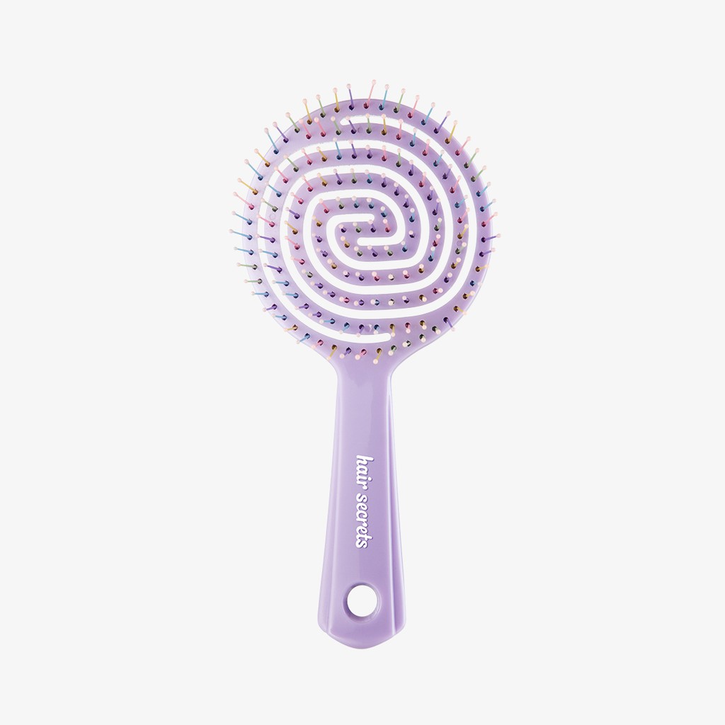 Hair Secrets Lollipop Detangling Hair Brush Soft Purple Shopee Indonesia