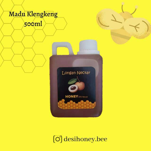 Longan honey 500ml - Madu Asli 100% Murni
