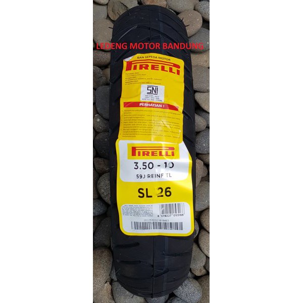 Pirelli 350-10 SL26 Ban Tubeless Motor Vespa Classic Klasik Jadul Tua