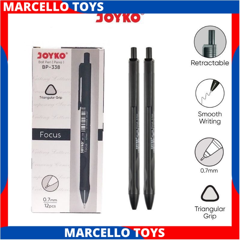 

Pen Ballpoint Pulpen Joyko Cetek Vokus BP-338 Murah 1pcs