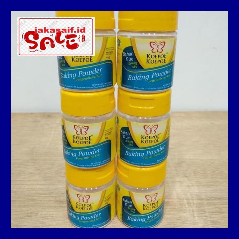 

Jak5D0Yh Baking Powder Koepoe Koepoe 45Gr / Pengembang Kue D50Jaks