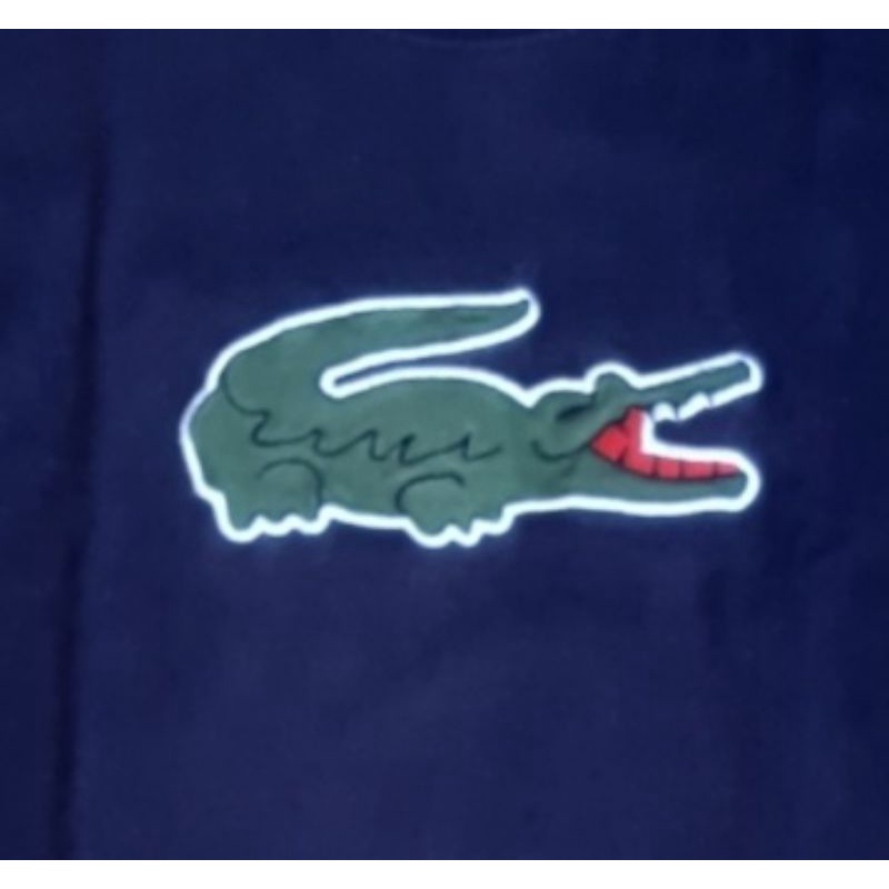 kaos lacoste big logo
