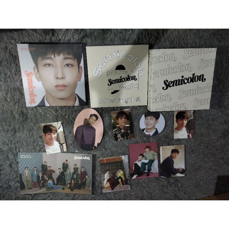 SEMICOLON WONWOO BENEFIT YES24 VERNON SCOUPS WOOZI JOSHUA MINGYU SEUNGKWAN SEVENTEEN