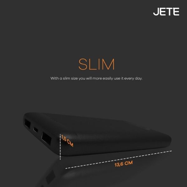 Powerbank 12000 MaH Fast Charging JETE A3 - Garansi Resmi  2 Tahun