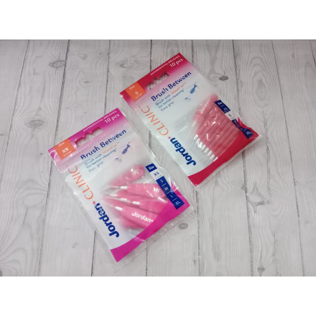 Jual JORDAN INTERDENTAL BRUSH BETWEEN XS & S / SIKAT GIGI JORDAN