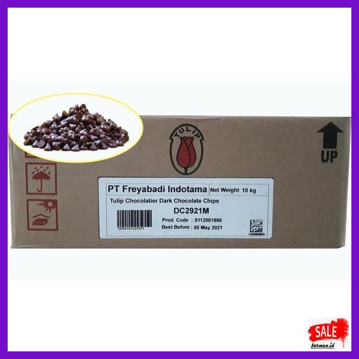 

SAKMACOKLAT- TULIP DARK COKLAT CHIPS 250GR -MAKANAN-MINUMAN.