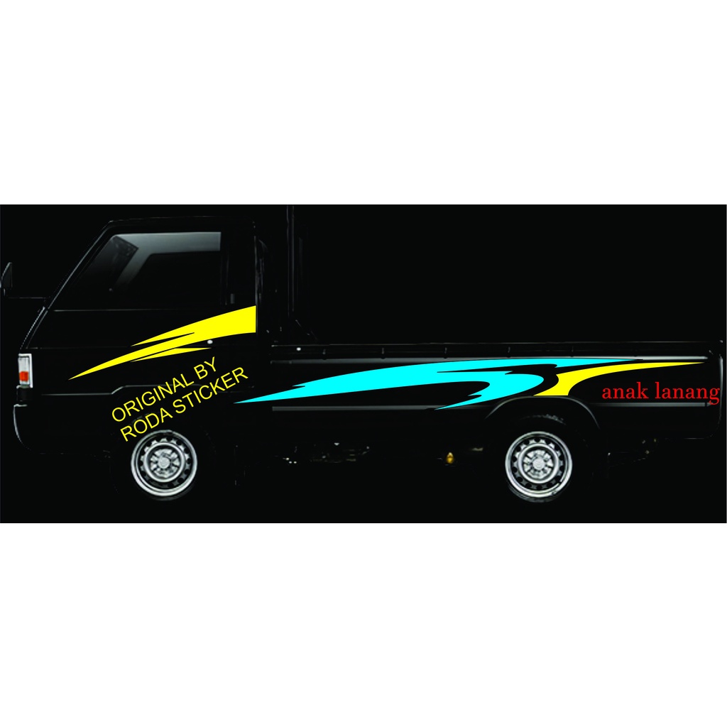 Stiker mobil carry pick up Sticker cutting mobil pick up ss carry futura Sticker Cutting Stiker Mobi