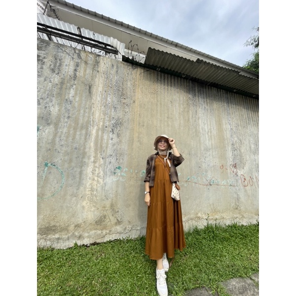 [Astan] Midi Dress/iner Midi Dress/iner gamis/ iner gamis tanpa lengan