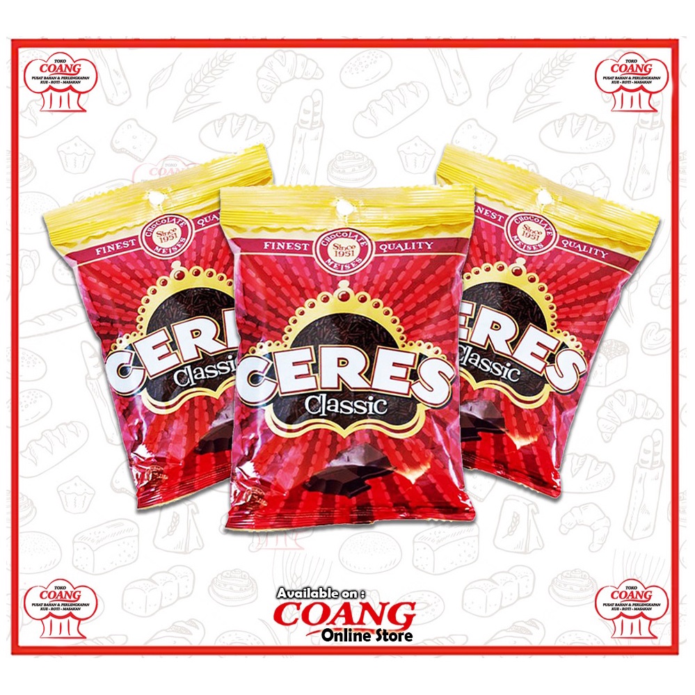 

CERES CLASSIC 90 GR - COKLAT COMPOUND BULIR - MESES