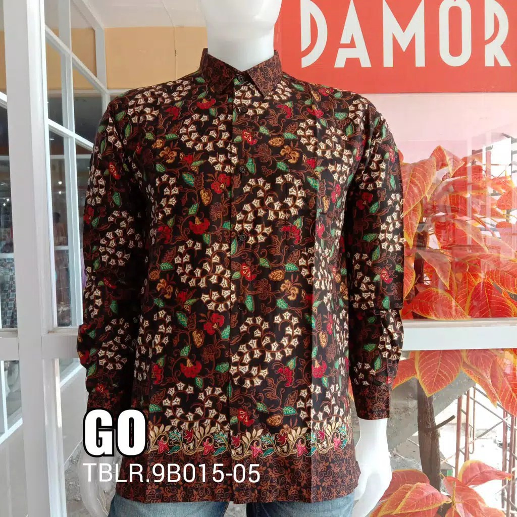 bb DAMOR (CRESSIDA) KEMEJA BATIK LENGAN PANJANG PRIA REGULER Baju Batik Cowok