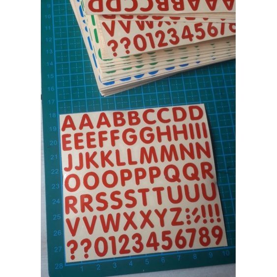 STIKER CUTTING ABJAD