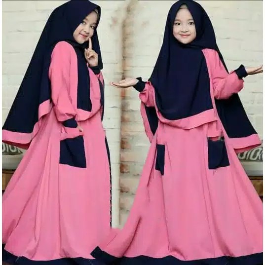 GAMIS ANAK RUMANA.ON SIZE L&amp;XL9