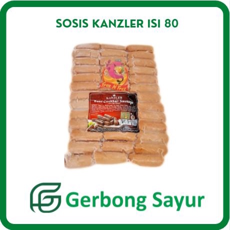 

Sosis KANZLER Beef Cocktail 1000 Gram isi 80