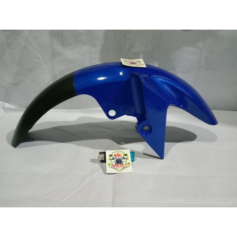 spakbor depan Yamaha Vixion NVL warna biru
