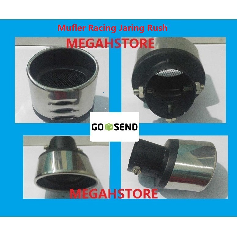 Muffler/Buntut Knalpot Raving Jaring Mobil Rush