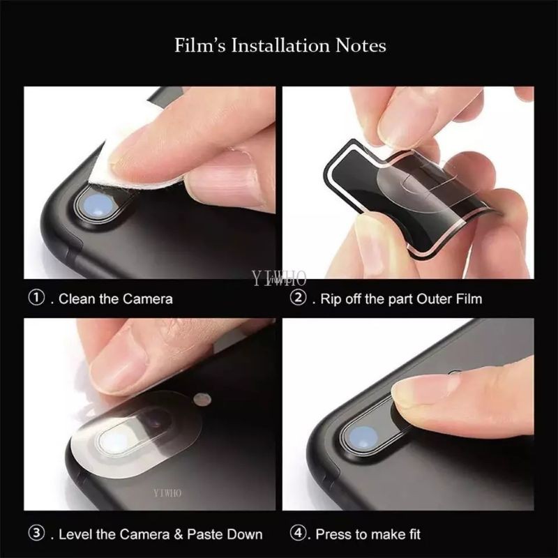 Tempered Glass TG Kamera Redmi Note 8 Pro - Anti Gores Camera Lens Redmi Note 8pro Pelindung Lensa
