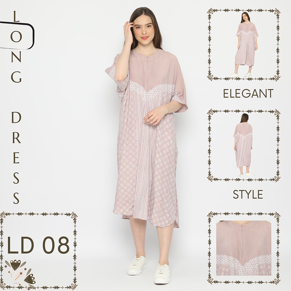 longdress silky batik  premium