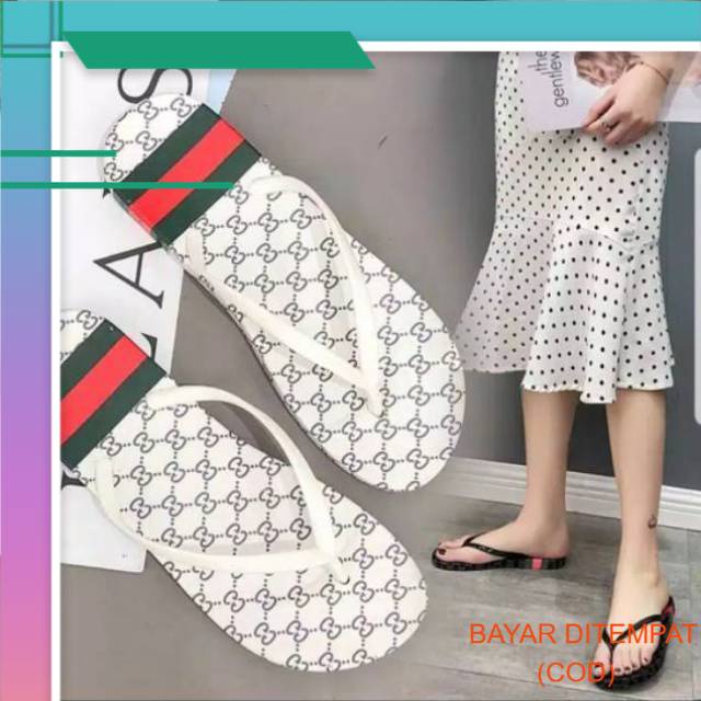 SEPATU WANITA SNEAKER WEDGES  Sandal SGC 01 SANDAL SANTAI EVA SEPON