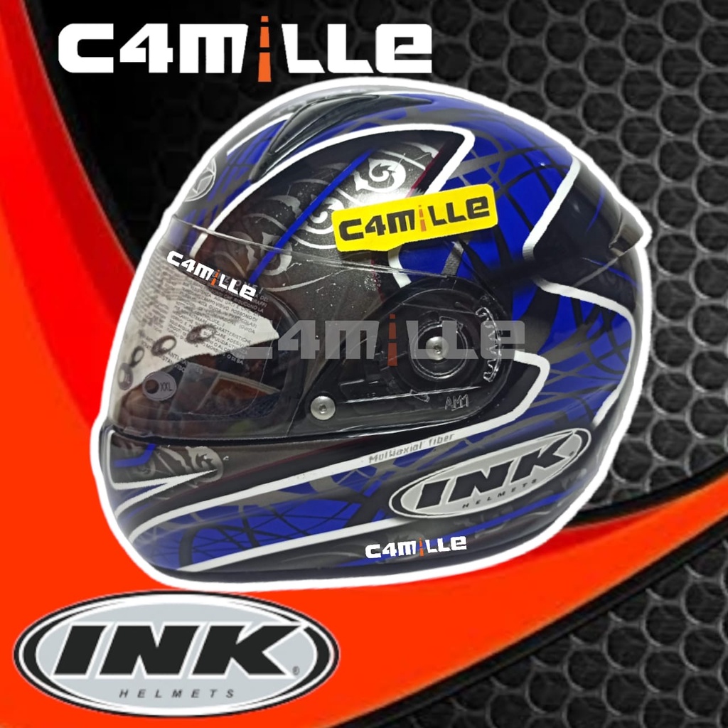 HELM INK FUSION #2 BLACK BLUE FULL FACE