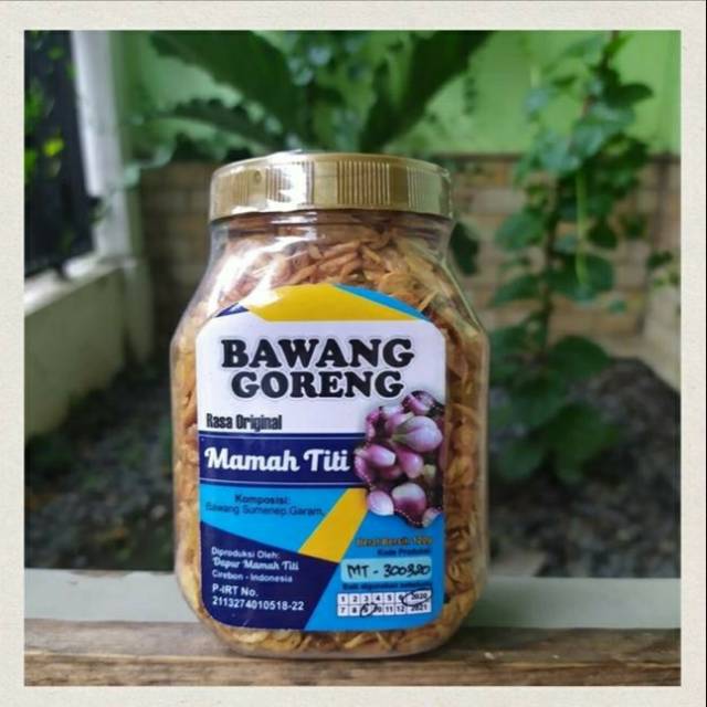 

BAWANG GORENG ENAK SUMENEP MAMAH TITI 120gram