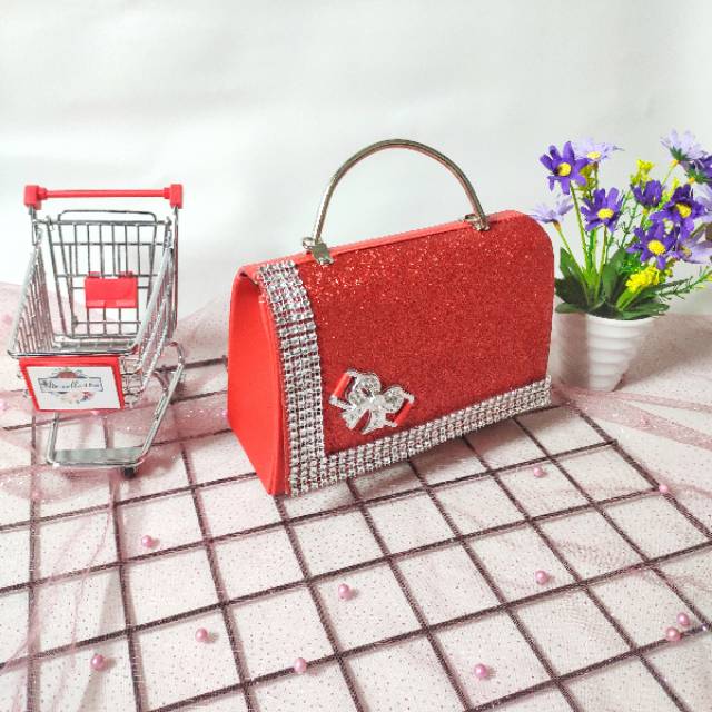 Aizolshop tas pesta NABILA  clutch pesta tas kondangan ukuran 18×7×13 cm tas wanita murah