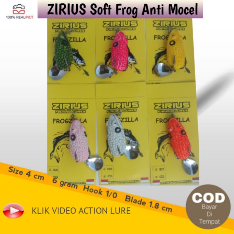 Umpan Casting Cesting kesting Gabus Toman Kerandang haruan Soft Frog sf sofrog soprog soprok Zirius 