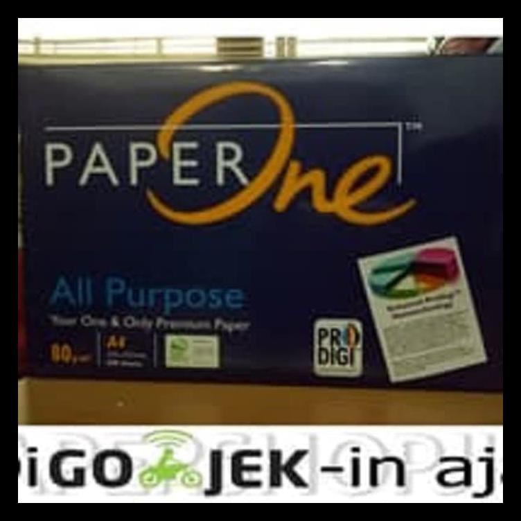

Gojek Kertas A4 80 Gram Paper One Terjamin