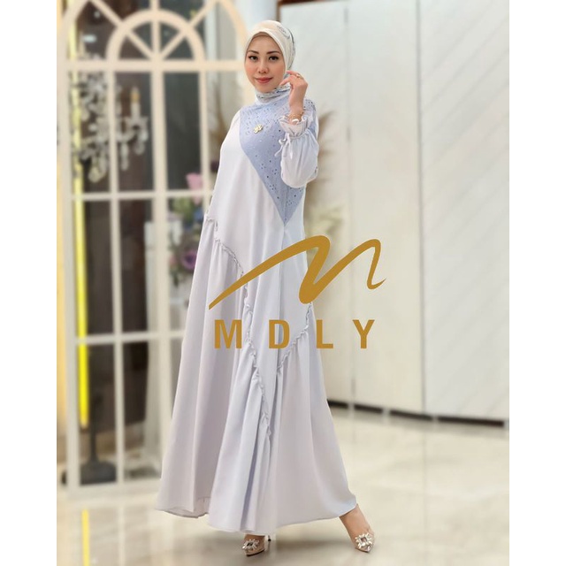 Gamis Dress Wanita Terbaru Ayunda Dress by Mdly 3236