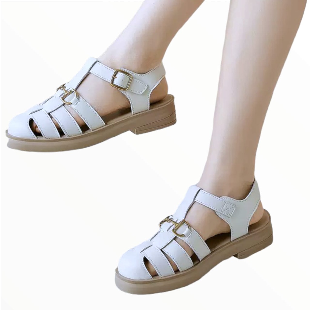 fakhrieshop- SEPATU DOCMART SANDAL WANITA STYLE JAPAN PREMIUM DM 0233