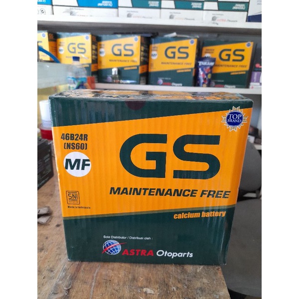 Aki mobil apv livina Avanza GS mf Ns60 (45ah) Aki kering