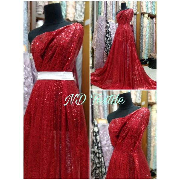 Kain/SEQUIN 1000/Payet Sequin/Seribu Payet/Bahan Kebaya
