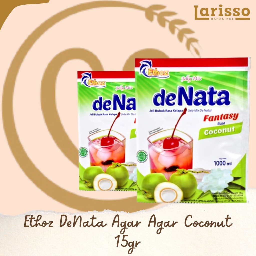 

ETHOZ DENATA FANTASI JELLY MIX POWDER 15GR RASA COCONUT