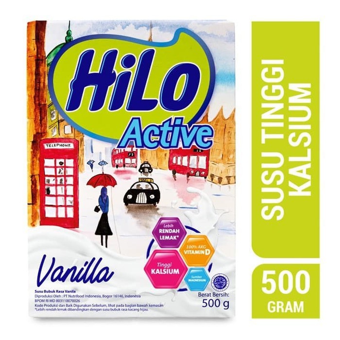 

Hilo Active Vanilla 500G