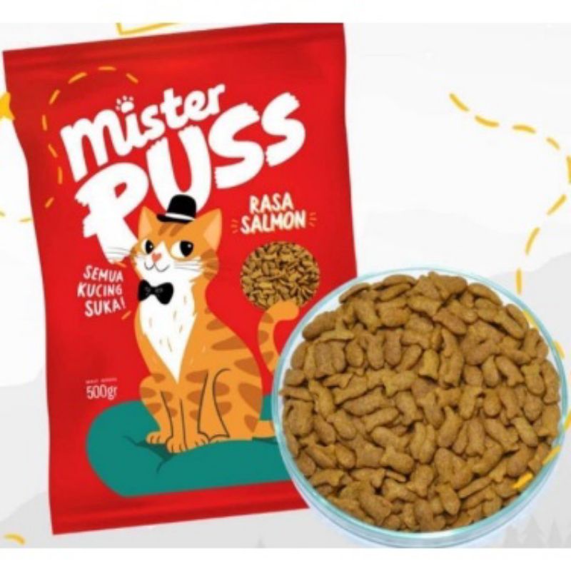 MR PUSS MAKANAN KUCING 500Ggr dry food mister puss