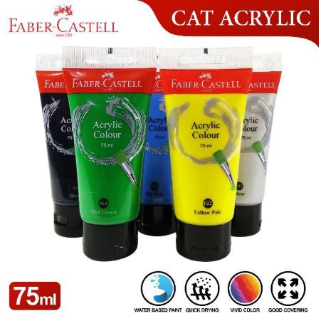

Faber Castell Acrylic Colour 75 ML 1875 Cat Akrilik Cat Lukis Cat Warna