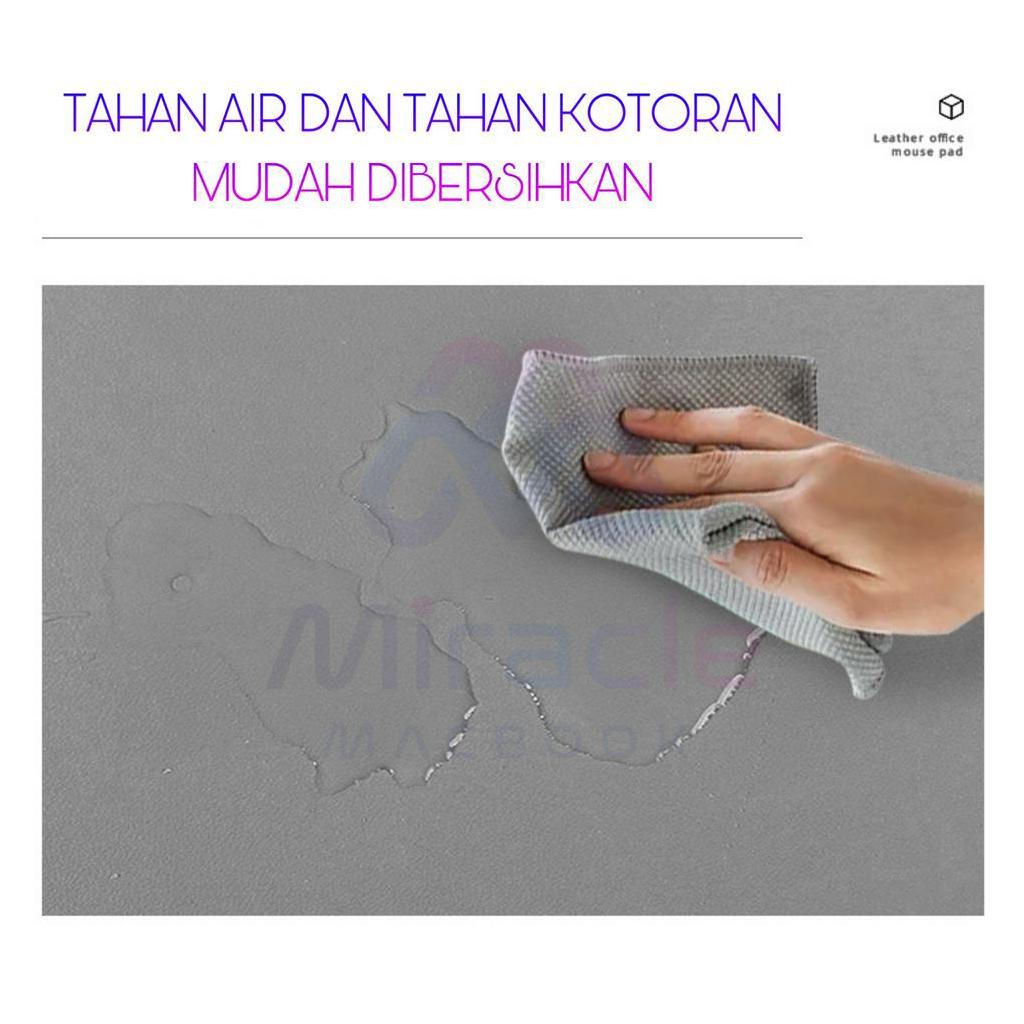Mouse Pad Alas Komputer Waterproof Leather alas mouse alas meja besar alas menulis alas meja komputer tahan air bahan kulit